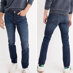 NEW Madewell men's Slim Authentic Flex Jeans in Baxley‎ Wash, 33*32